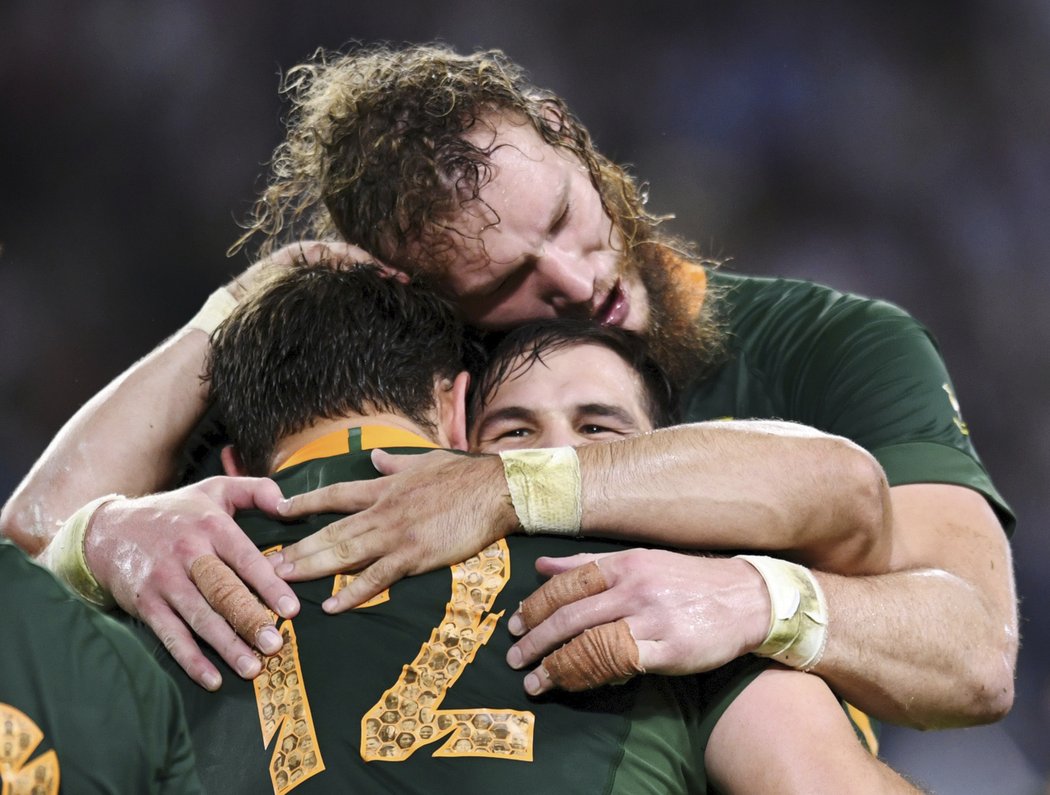 Jihoafrická radost. Springboks postoupili do čtvrtfinále