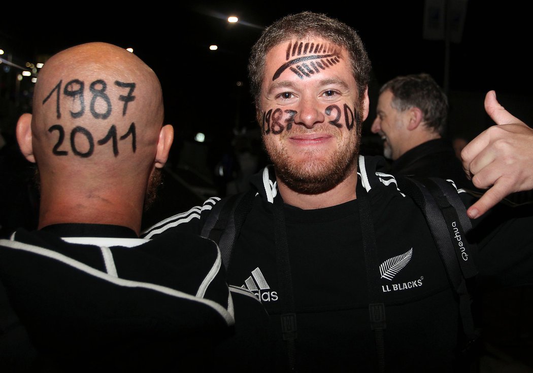 Fanoušci All Blacks připomínají, kdy jejich miláčci vyhráli mistrovství světa.