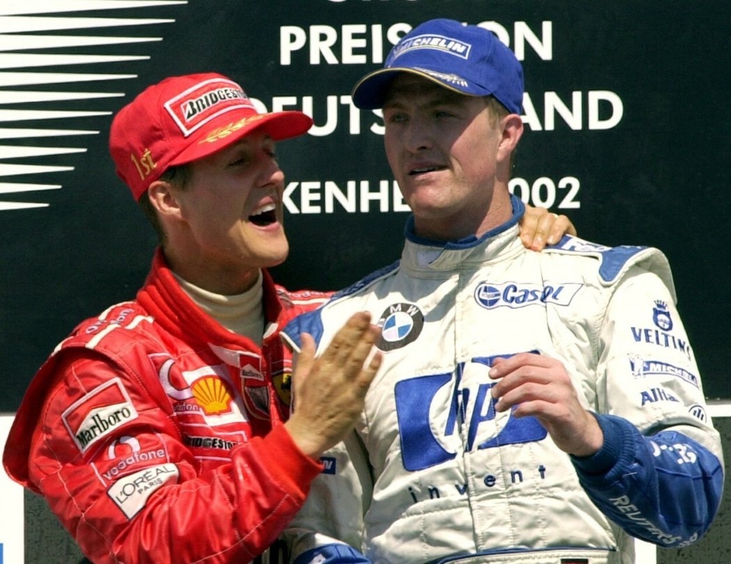 Slova někdejšího pilota F1 Karuna Chandhoka potvrzují, že Michael Schumacher je skvělý člověk. Na snímku s Ralfem Schumacherem