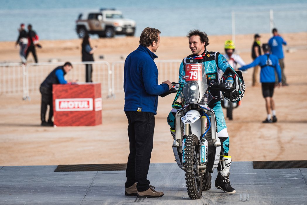 Libor Podmol na Rallye Dakar