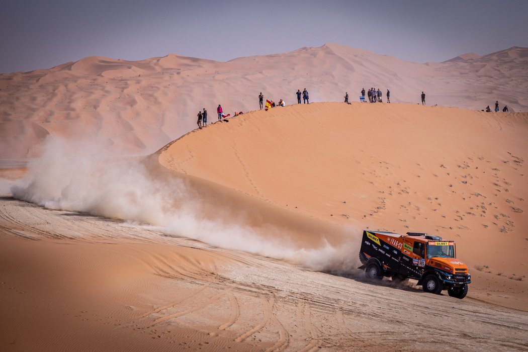 Martin Macík se svým Ivecem na Rallye Dakar 2023