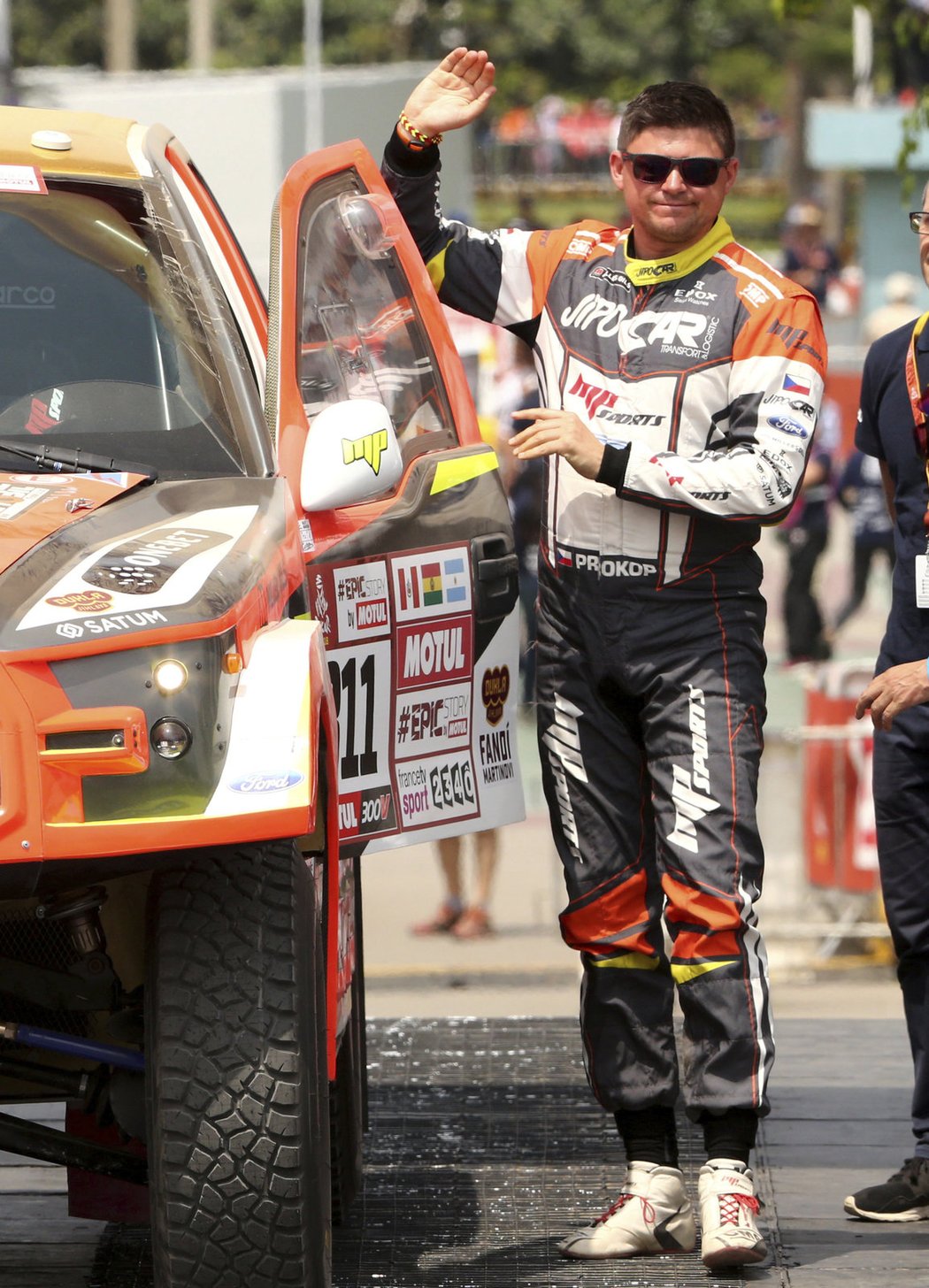 Martin Prokop na začátku Rallye Dakar