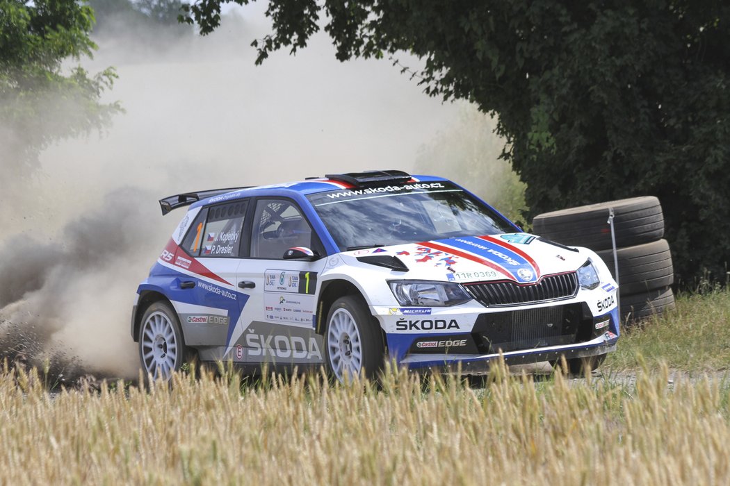 Rallye Hustopeče vyhrál posedmé v kariéře Jan Kopecký.