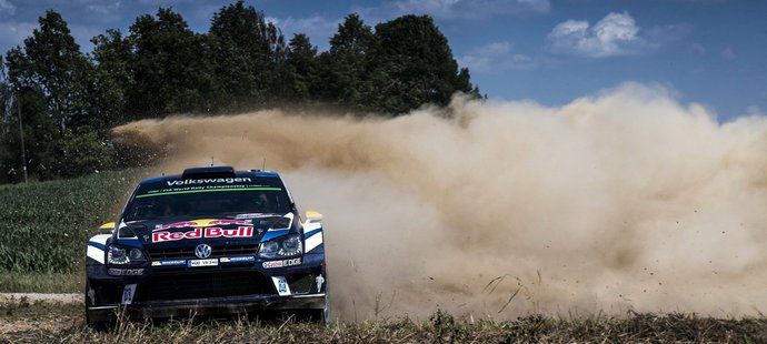 Andreas Mikkelsen na rallye Polska