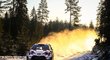 Elfyn Evans vede po první etapě Švédskou rallye