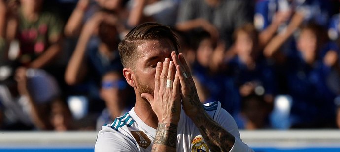 Zklamaný kapitán Realu Madrid Sergio Ramos