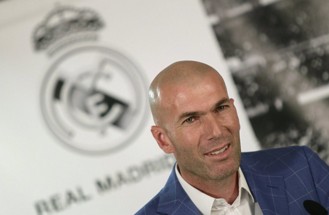 Nový trenér Realu Madrid Zinedine Zidane