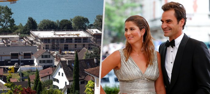 Federer a jeho slovenská manželka Mirka se mohou brzy těšit na luxusní bydlení u jezera