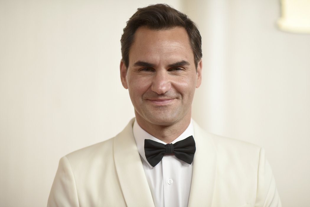 Roger Federer na předávání Oscarů