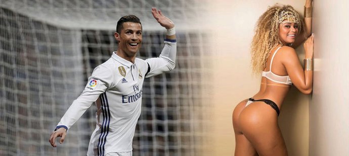 Hvězdný fotbalista Cristiano Ronaldo prý zval na rande brazilskou krasavici Eriku Canellovou