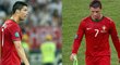 Hvězdný Ronaldo točil pouze účesy. Portugalec proti Německu zklamal
