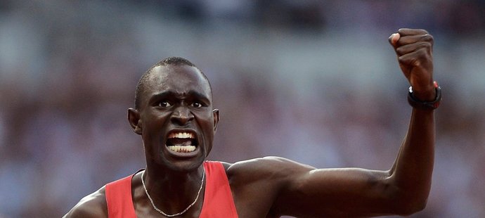 Keňský běžec David Rudisha je jednou z hvězd Zlaté tretry Ostrava