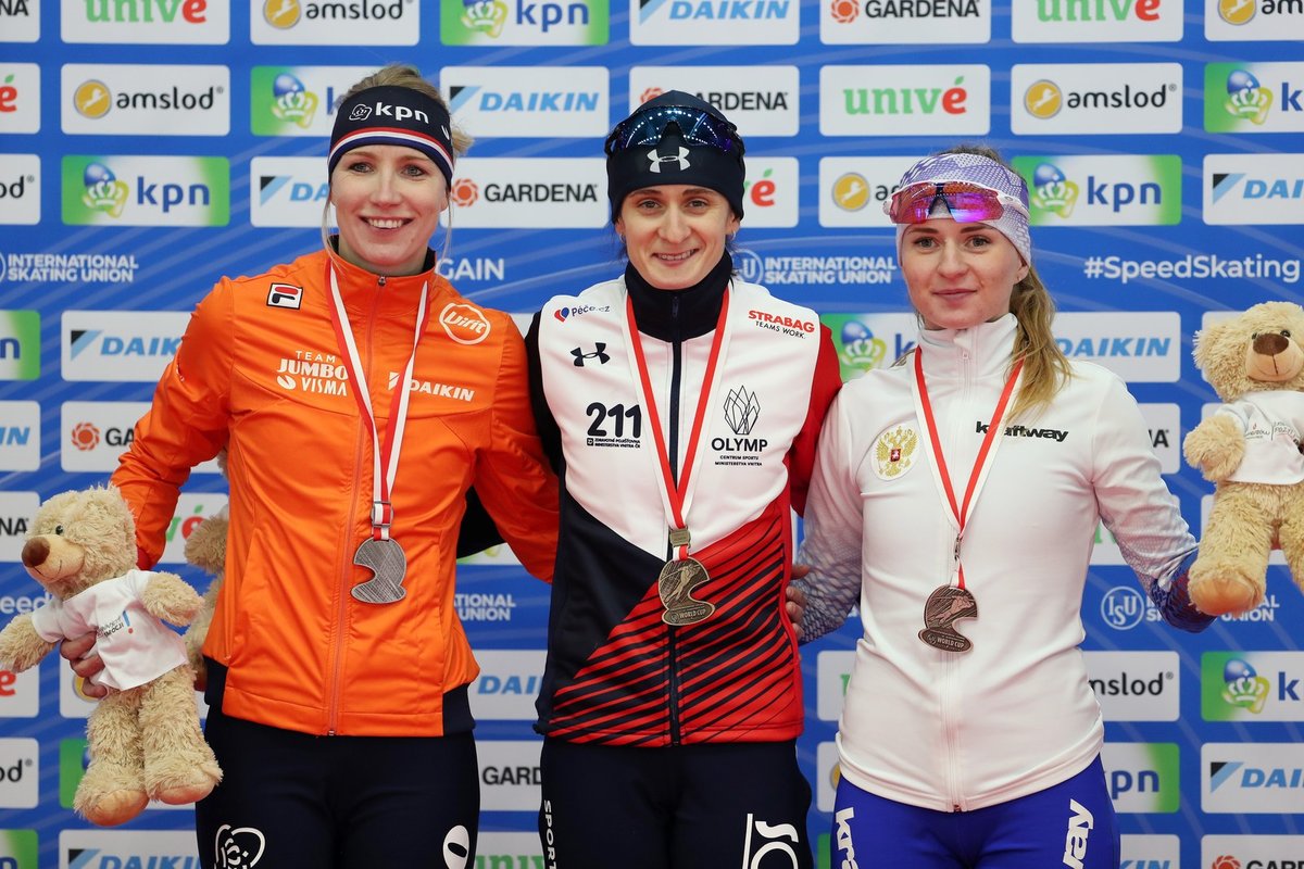 Martina Sáblíková ovládla v Polsku svůj 50. závod Světového poháru