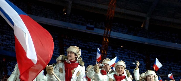 Martina Sáblíková měla čest být vlajkonoškou české výpravy na olympiádě v Turíně