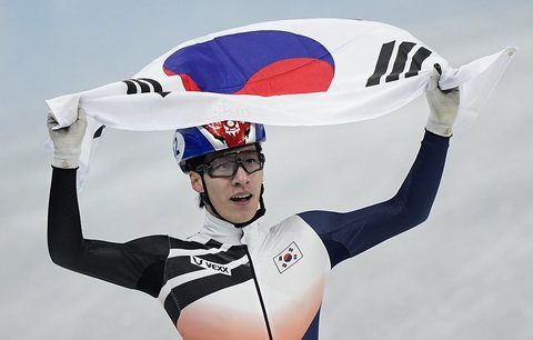 Hwang Te-hon slaví svůj triumf