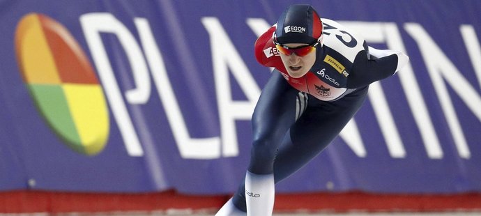 Rychlobruslařka Martina Sáblíková vyhrála na SP v Heerenveenu závod na 3000 metrů