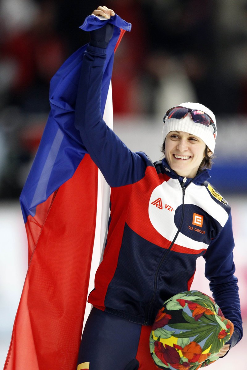 Martina Sáblíková po zlatém závodě na 5 kilometrů