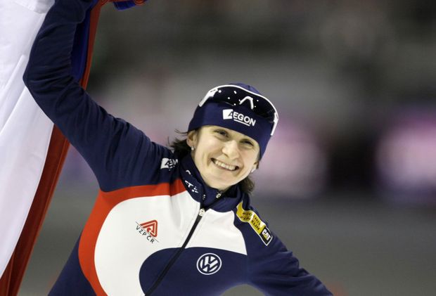 Martina Sáblíková slaví titul mistryně světa ve čtyřboji Martina Sáblíková slaví titul mistryně světa ve čtyřboji