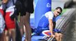 Vyčerpaný Daniel Havel po olympijském finále v Riu, ve kterém se čtyřkajakem vybojoval bronz
