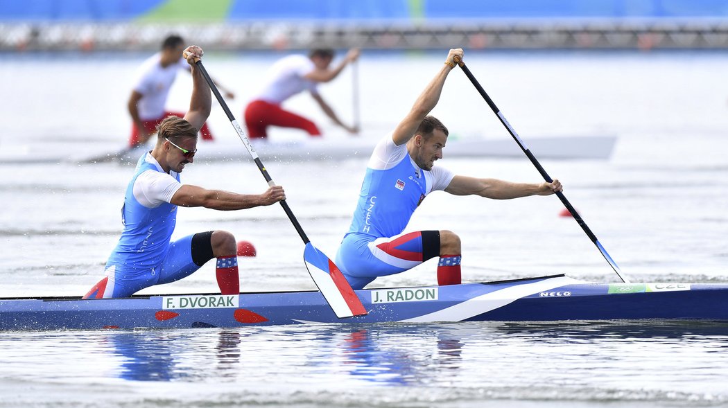 Filip Dvořák a Jaroslav Radoň v olympijském finále 