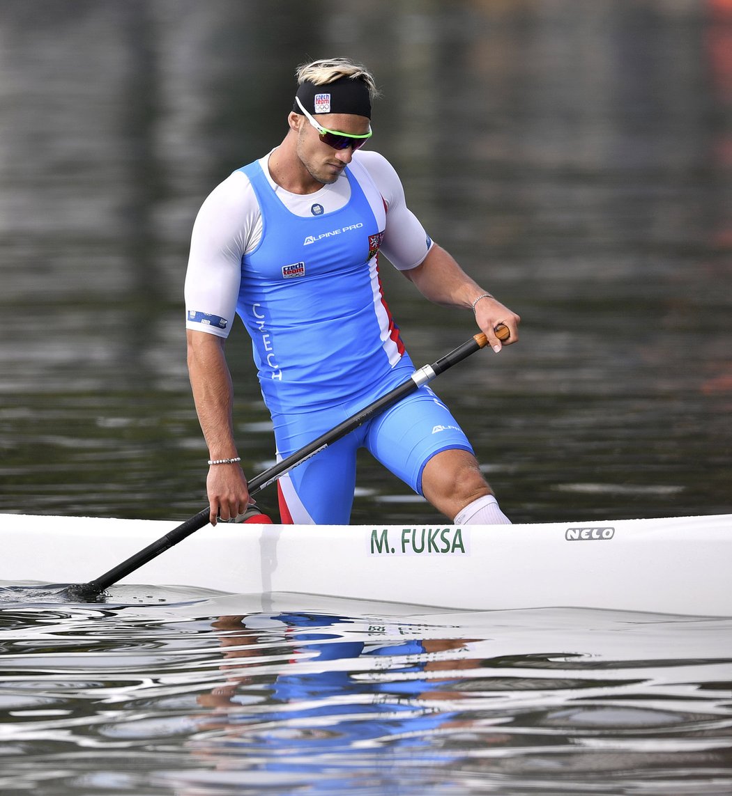 Zklamaný Martin Fuksa po své finálové olympijské jízdě, ve které skončil šestý