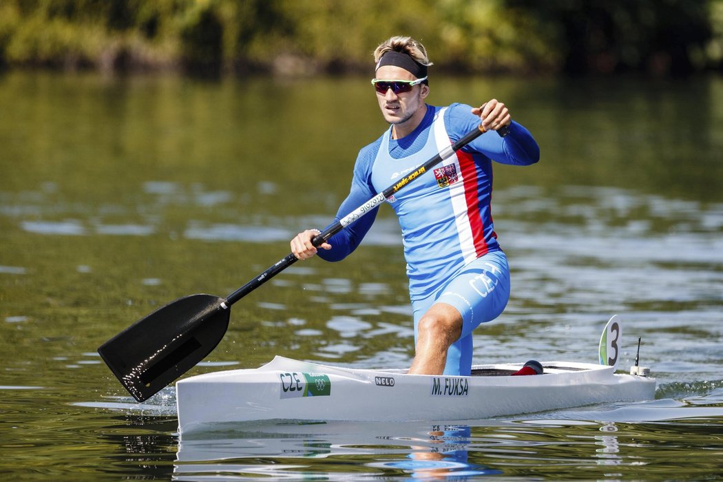 Martin Fuksa v olympijském semifinále na dvoustovce