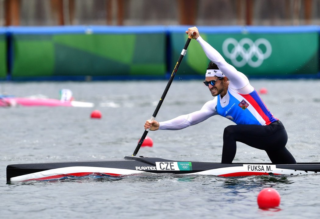 Český kanoista Martin Fuksa dojel ve finále kategorie C1 na 1000 metrů na 5. místě