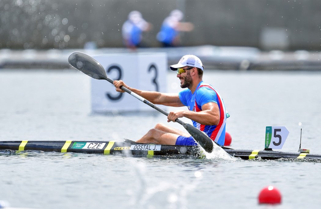 Kajakář Josef Dostál na olympijských hrách v Tokiu