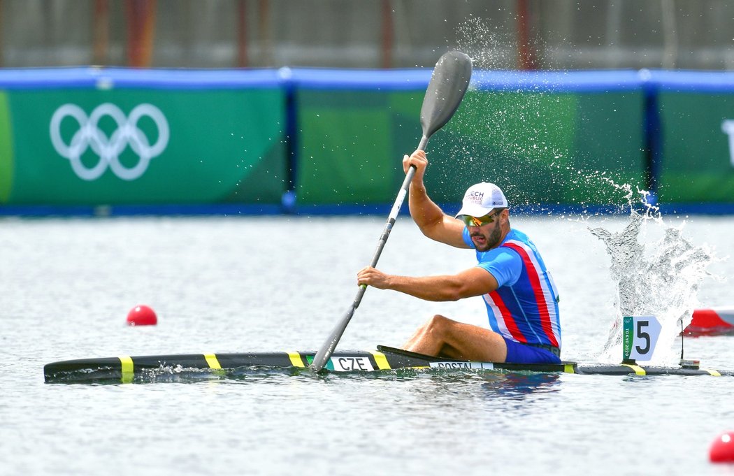 Kajakář Josef Dostál na olympijských hrách v Tokiu