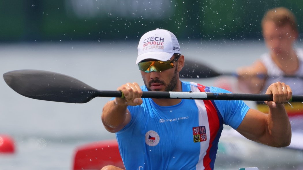 Kajakář Josef Dostál na olympijských hrách v Tokiu