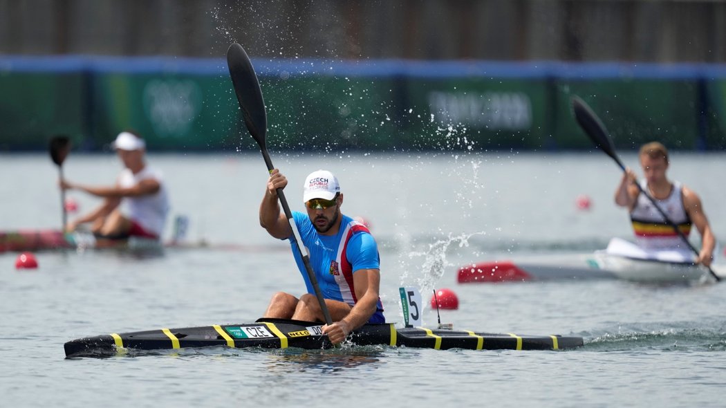 Kajakář Josef Dostál na olympijských hrách v Tokiu