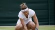 Lucie Šafářová na své senzační tažení na French Open nenavázala, ve Wimbledonu skončila už v osmifinále