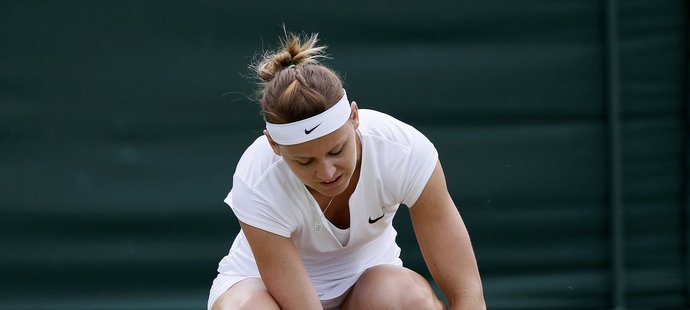 Lucie Šafářová na své senzační tažení na French Open nenavázala, ve Wimbledonu skončila už v osmifinále