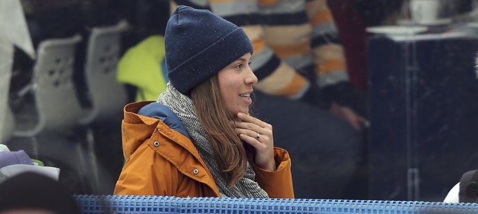 Eva Samková na závodech lyžařského Světového poháru ve Špindlerově Mlýně