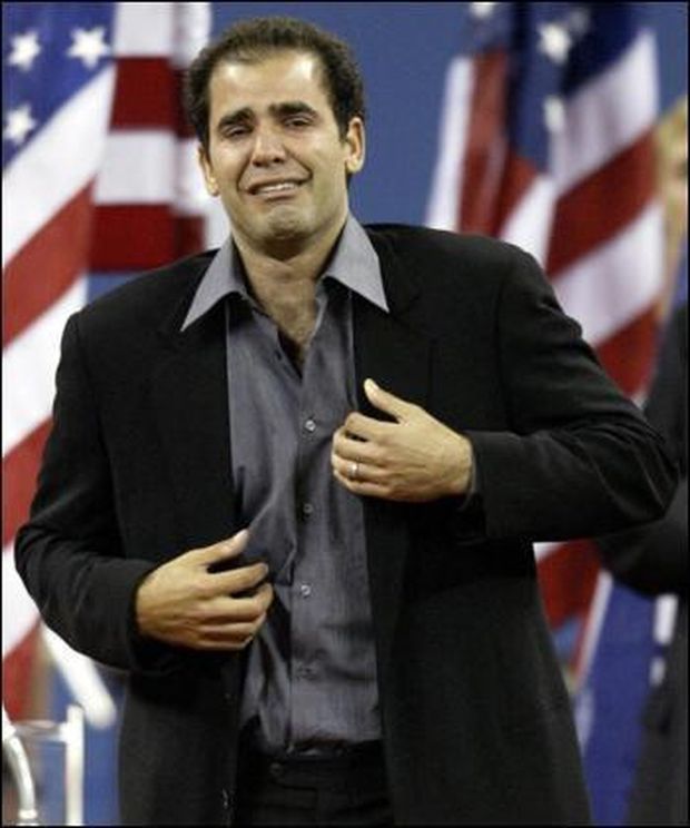Plačící Sampras Plačící Sampras