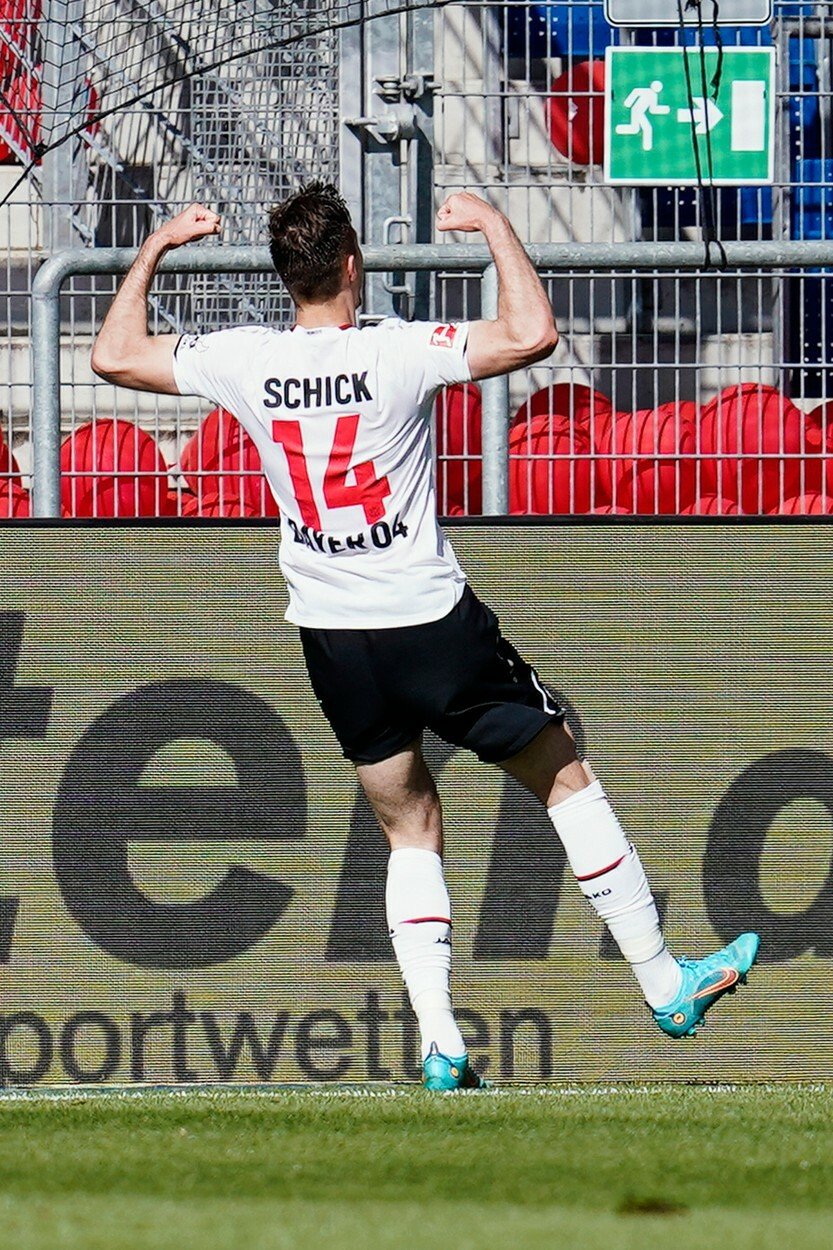 Patrik Schick dal v Hoffenheimu dva góly