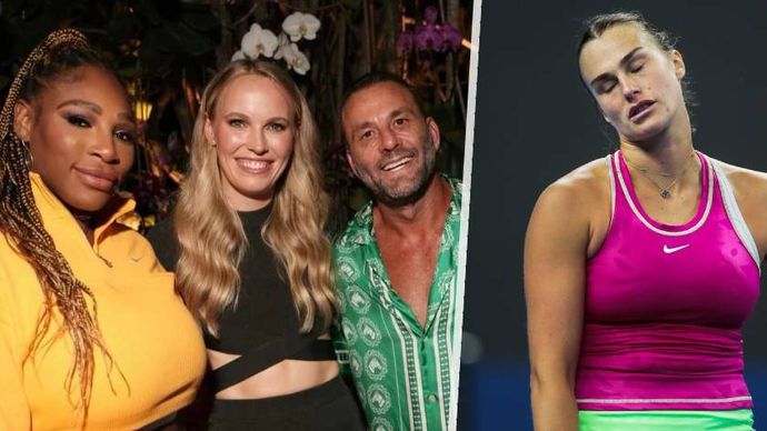 Legendární extenistka Serena Williamsová odstranila z fotografie aktuální světovou jedničku Arynu Sabalenkovou