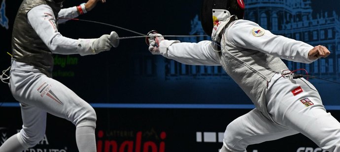 Šermíř Alexander Choupenitch v aktuální sezoně jede na medailové vlně