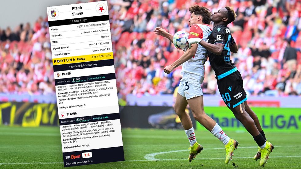 Pravděpodobné sestavy: Slavia v Plzni s Chytilem na hrotu, Haraslín zpět v základu Pravděpodobné sestavy: Slavia v Plzni s Chytilem na hrotu, Haraslín zpět v základu