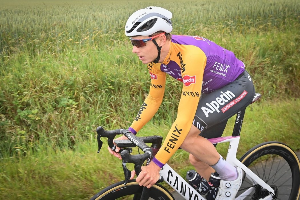 Český cyklista Petr Vakoč během přípravy na Tour de France