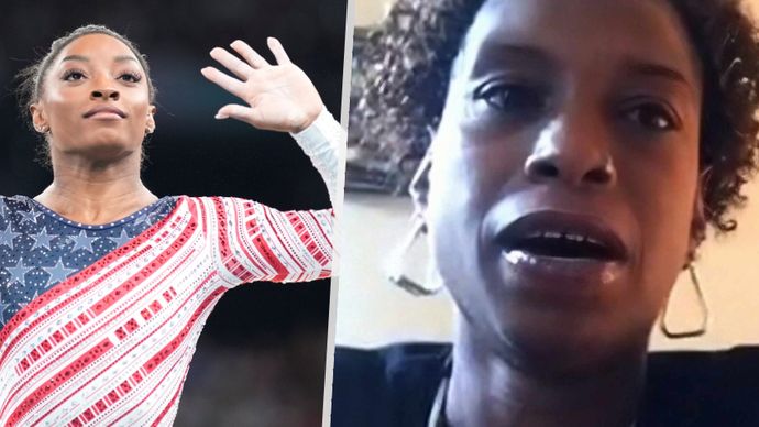 Americká gymnastka Simone Bilesová nemá se svou maminkou ideální vztah.