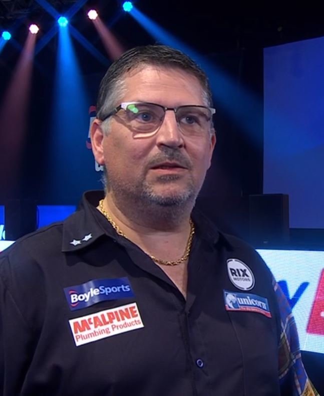 Gary Anderson po utkání s Adamem Gawlasem na Grand Slam of Darts