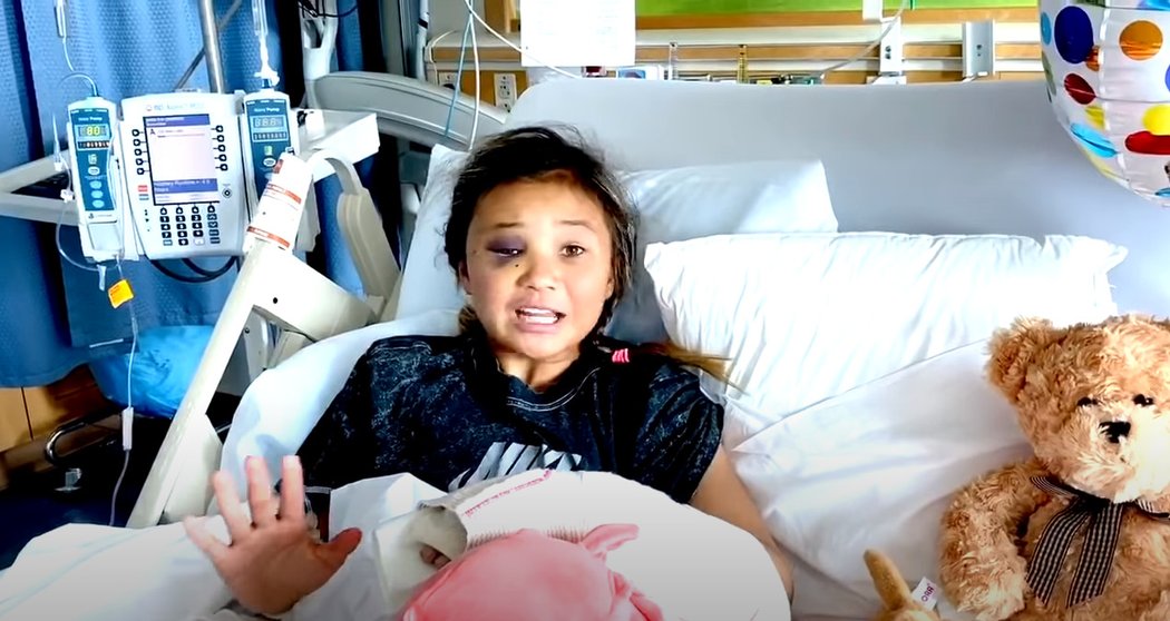Brownová zveřejnila video ze čtvrteční nehody a svůj vzkaz fanouškům z nemocnice na instagramu