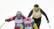 Švédská skikrosařka Anna Holmlundová při jednom ze závodů Světového poháru
