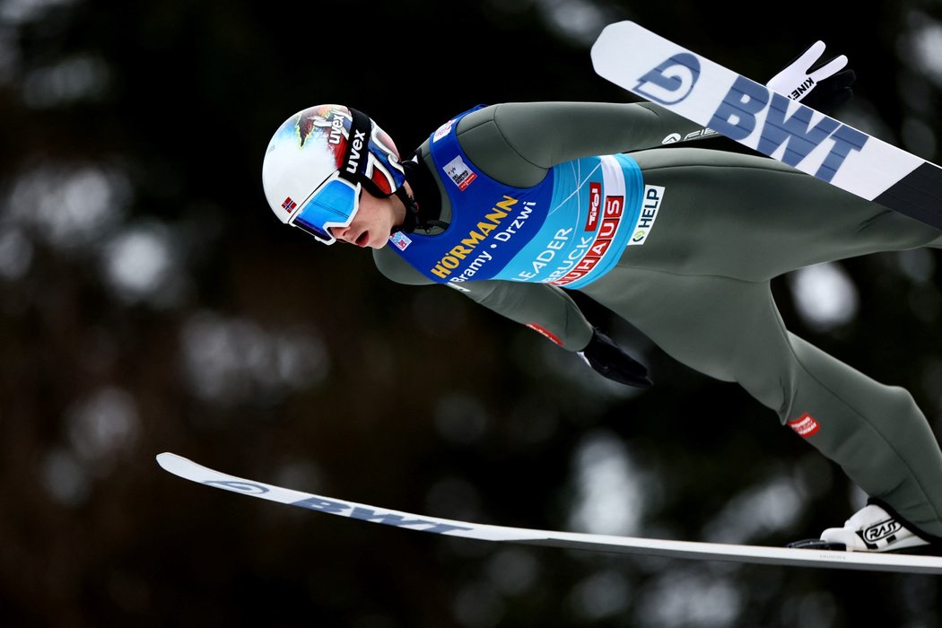 Nor Halvor Egner Granerud drží velký náskok v celkovém vedení Turné čtyř můstků