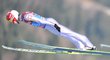 Polský skokan na lyžích Kamil Stoch v kvalifikaci na závod Turné čtyř můstků v Ga-Pa