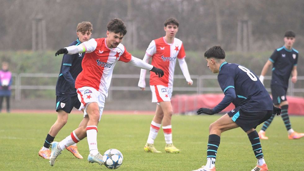 Mladíci Slavie hráli v UEFA Youth League proti Bilbau