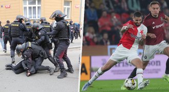 Drama před derby: Těžkooděnci a bitka fanoušků!