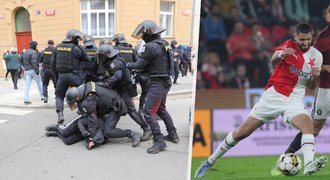 Drama před derby: Těžkooděnci a bitka fanoušků! Drama před derby: Těžkooděnci a bitka fanoušků!