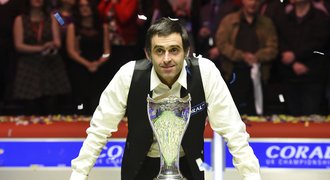 O'Sullivan vyhrál se zlomeným kotníkem turnaj ve snookeru